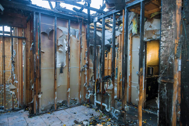 Professional Fire Damage Repair technician working in Concord, VA